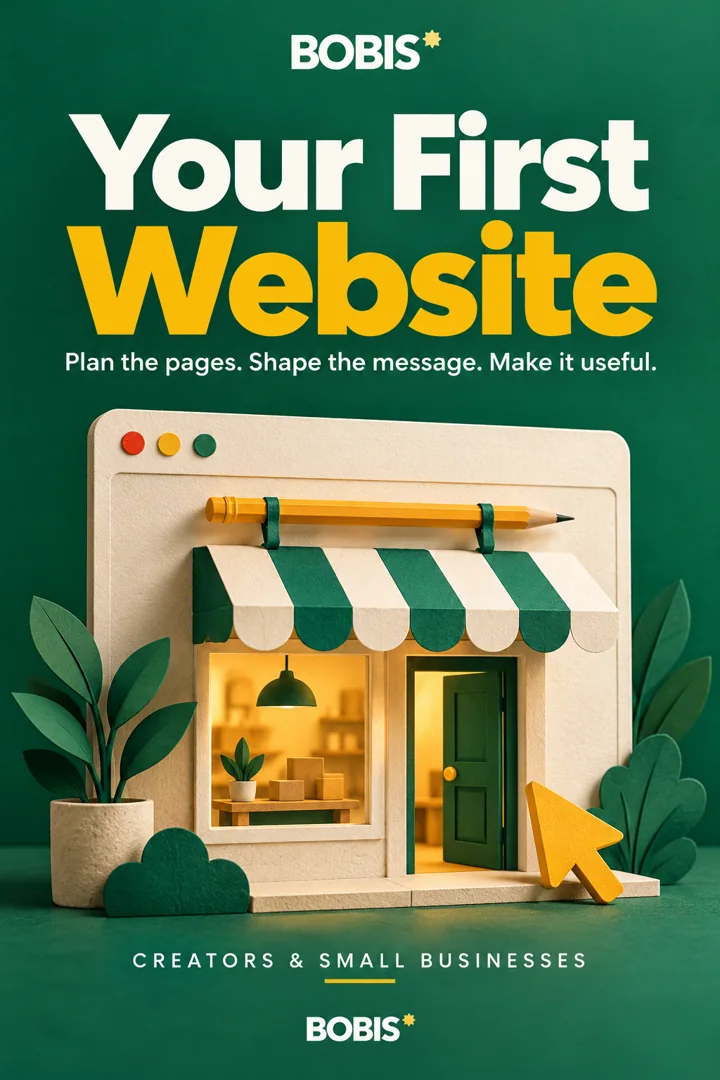 Your First Website — BOBIS cover artwork