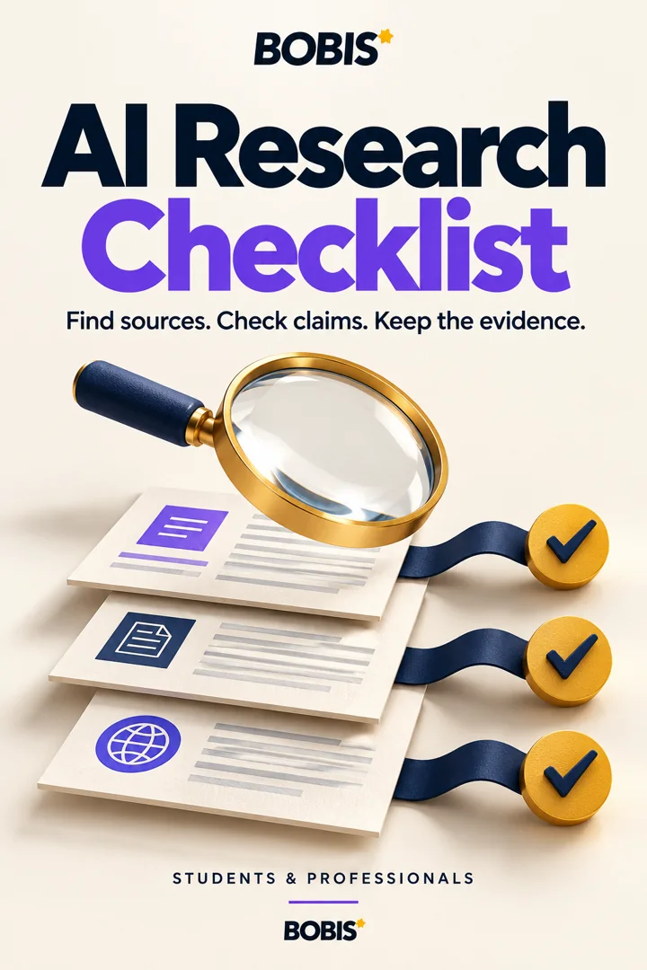 AI Research Checklist — BOBIS cover artwork