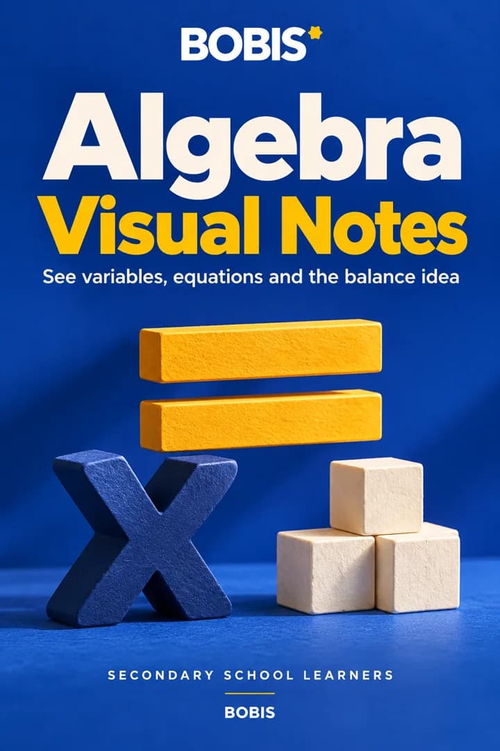 Algebra Visual Notes — BOBIS cover artwork